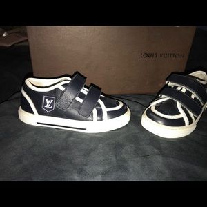 Preschool LV sneaker Velcro strap